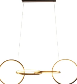 Lampa Wisząca LED Czarne Okręgi Aluminium 105 Cm*KARE Design Outlet
