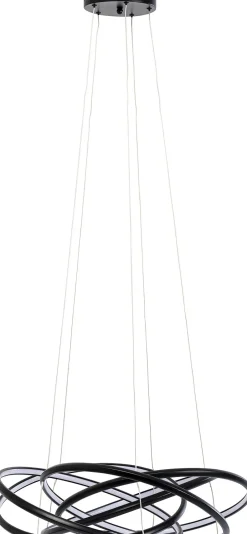 Lampa Wisząca LED Czarne Okręgi Aluminium Ø72 Cm*KARE Design Best