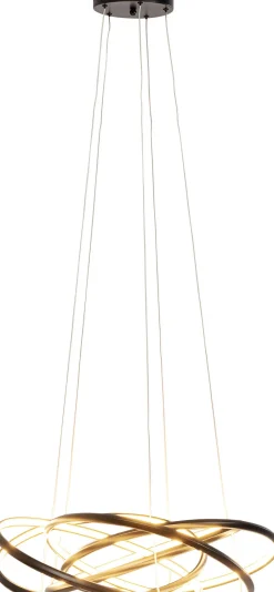 Lampa Wisząca LED Czarne Okręgi Aluminium Ø72 Cm*KARE Design Best