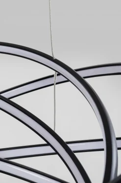 Lampa Wisząca LED Czarne Okręgi Aluminium Ø72 Cm*KARE Design Best