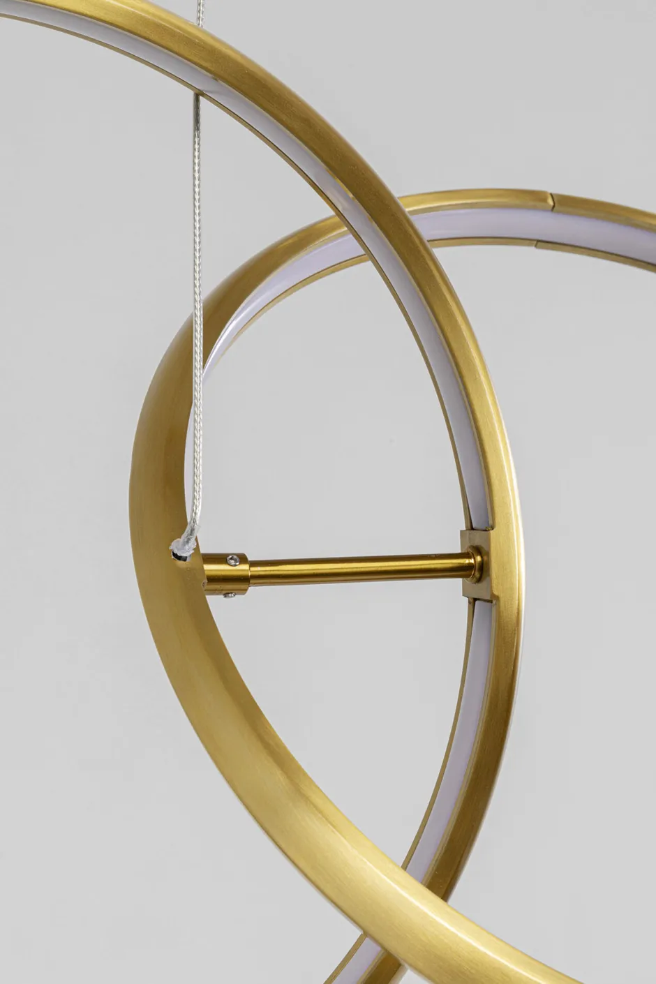 Lampa Wisząca LED Złote Okręgi Aluminium 105 Cm*KARE Design Online