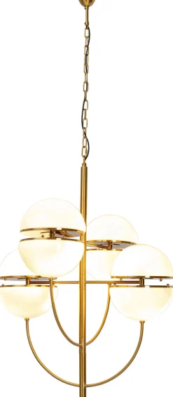 Lampa Wisząca Leisha Bunch 76x100 Cm Biało-złota*KARE Design Outlet