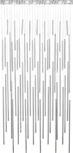 Lampa Wisząca Living Vegas Deluxe LED 154x320 Cm Srebrna*KARE Design Outlet