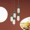 Lampa Wisząca Nowoczesna Złota Klosze Szklane Białe Ø36 Cm*KARE Design Online