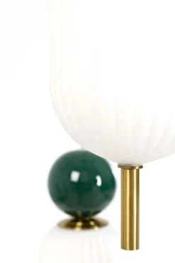 Lampa Wisząca Nowoczesna Złota Klosze Szklane Białe Ø36 Cm*KARE Design Online