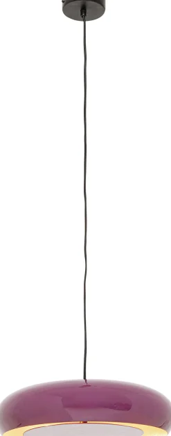 Lampa Wisząca Okrągła Fioletowa Stal Emaliowana Ø38 Cm*KARE Design Online