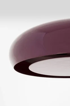 Lampa Wisząca Okrągła Fioletowa Stal Emaliowana Ø38 Cm*KARE Design Online