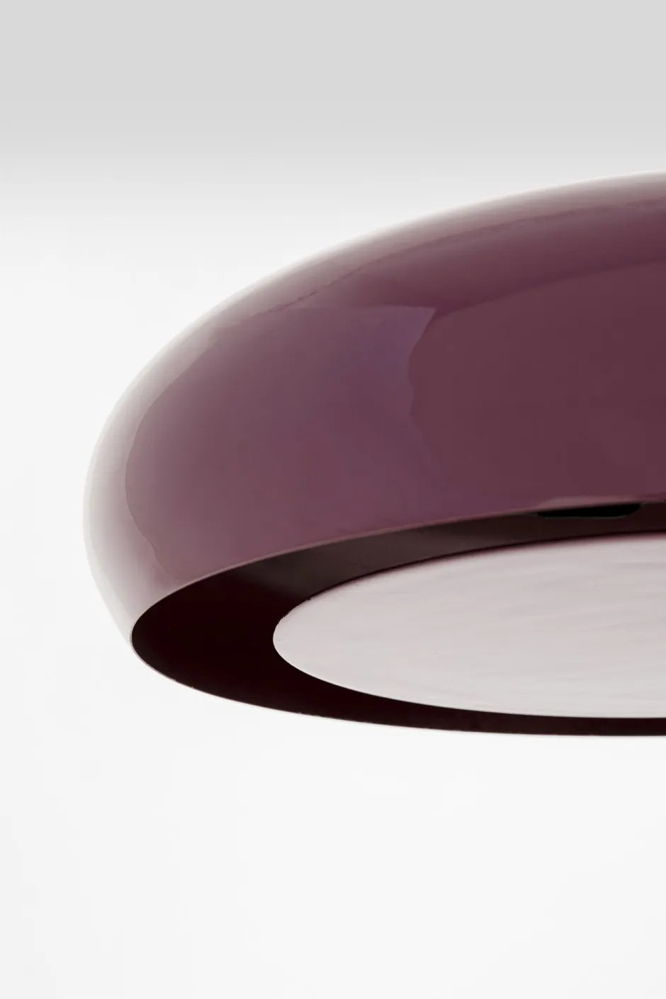 Lampa Wisząca Okrągła Fioletowa Stal Emaliowana Ø38 Cm*KARE Design Online