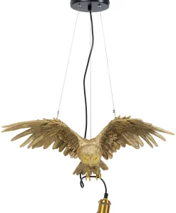 Lampa Wisząca Owl 57x28 Cm Złota*KARE Design Hot