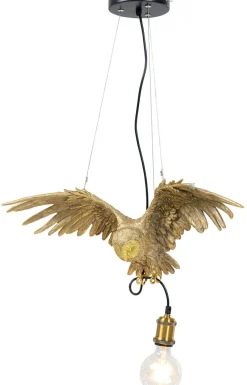 Lampa Wisząca Owl 57x28 Cm Złota*KARE Design Hot