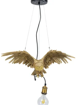Lampa Wisząca Owl 57x28 Cm Złota*KARE Design Hot