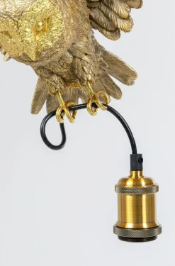 Lampa Wisząca Owl 57x28 Cm Złota*KARE Design Hot