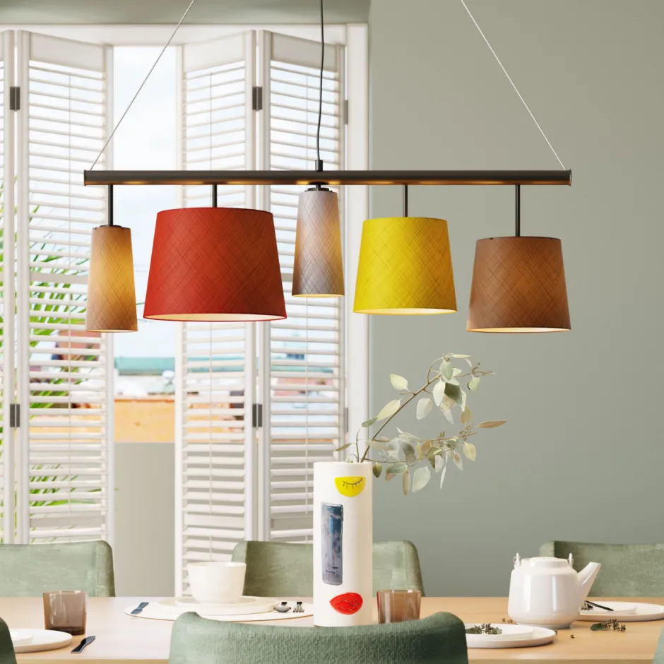 Lampa Wisząca Parecchi 107x37 Cm Kolorowa*KARE Design Sale