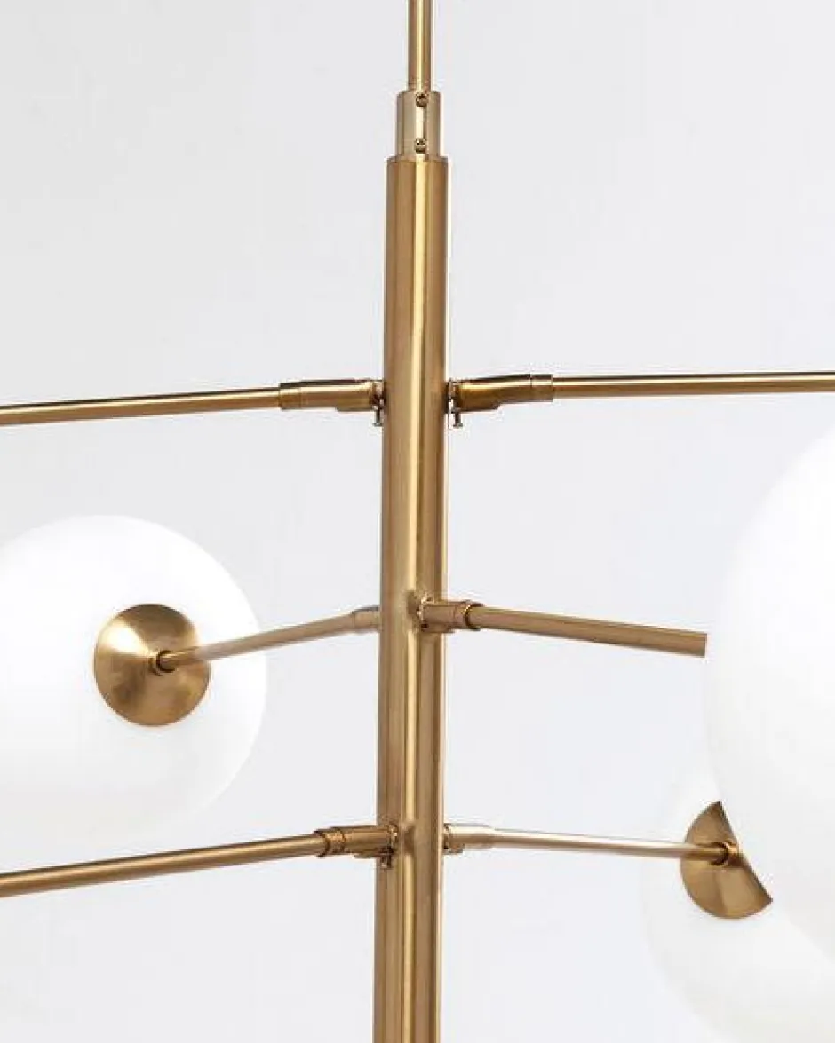 Lampa Wisząca Planets 105x95 Cm Biało-złota*KARE Design Outlet