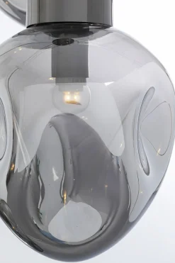 Lampa Wisząca Przydymiona 3L Stal I Szkło Ø45x160 Cm*KARE Design New