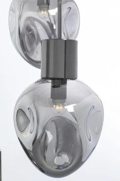 Lampa Wisząca Przydymiona 3L Stal I Szkło Ø45x160 Cm*KARE Design New
