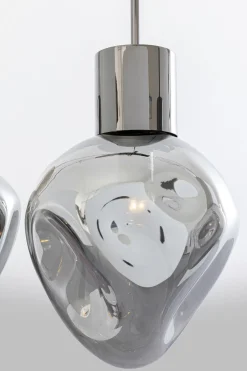 Lampa Wisząca Przydymiona 4L Stal I Szkło 110 Cm*KARE Design Sale