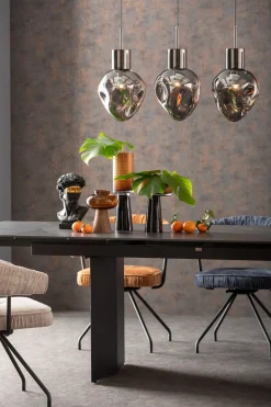 Lampa Wisząca Przydymiona 4L Stal I Szkło 110 Cm*KARE Design Sale