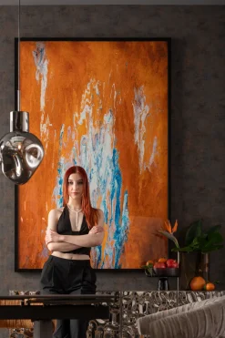 Lampa Wisząca Przydymiona 4L Stal I Szkło 110 Cm*KARE Design Sale