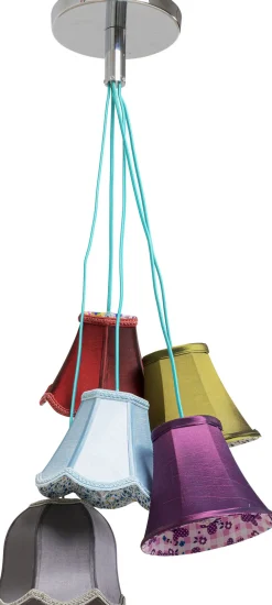 Lampa Wisząca Saloon Flowers 5L 45x110 Cm Kolorowa*KARE Design Sale