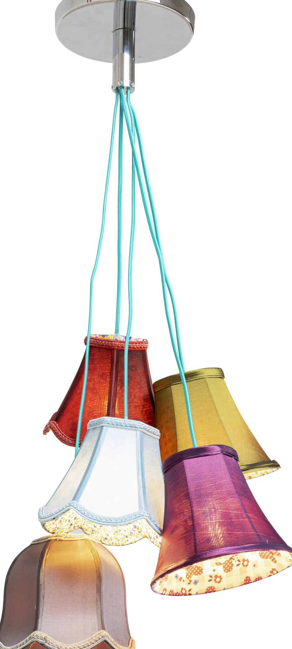 Lampa Wisząca Saloon Flowers 5L 45x110 Cm Kolorowa*KARE Design Sale