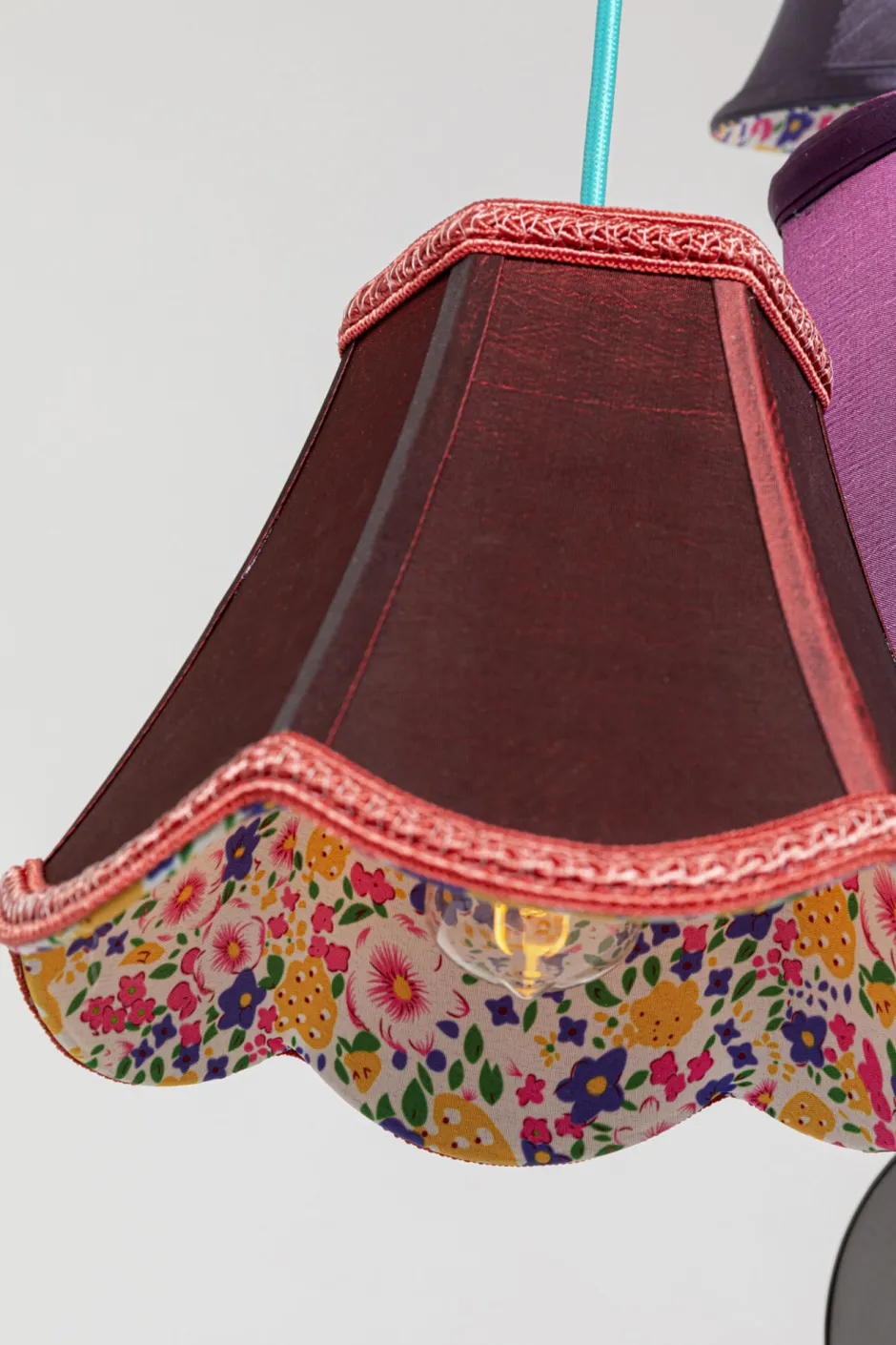 Lampa Wisząca Saloon Flowers 9L 60x110 Cm Kolorowa*KARE Design Online