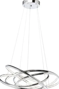 Lampa Wisząca Saturn LED 75x120 Cm Srebrna*KARE Design Sale