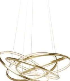 Lampa Wisząca Saturn LED 75x150 Cm Złota*KARE Design New
