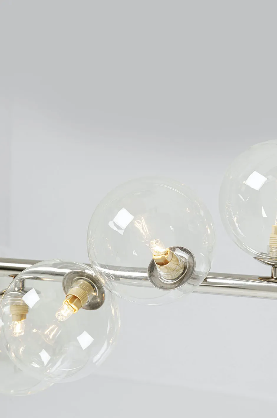 Lampa Wisząca Scala Balls 155x138 Cm Chromowa*KARE Design Best