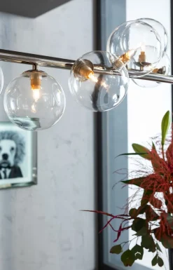 Lampa Wisząca Scala Balls 155x138 Cm Chromowa*KARE Design Best