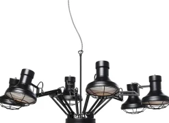 Lampa Wisząca Spider Multi 6-lite 110x60 Cm Czarna*KARE Design Discount