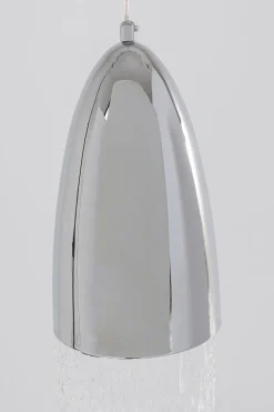 Lampa Wisząca Stal Chromowana Klosz Szklany Transparentny Ø17x60 Cm*KARE Design Outlet