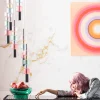 Lampa Wisząca Stal Czarna I Kolorowe Szkło Ø41x160 Cm*KARE Design Clearance