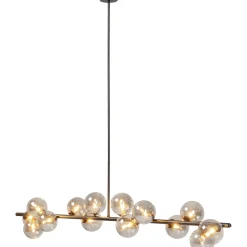 Lampa Wisząca Szklane Klosze Czarna 155x138 Cm*KARE Design Best