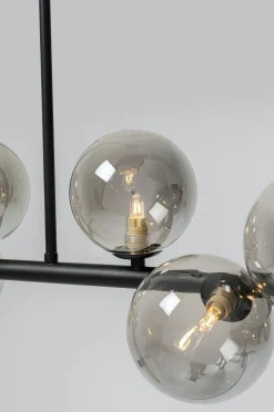 Lampa Wisząca Szklane Klosze Czarna 155x138 Cm*KARE Design Best