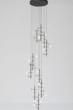 Lampa Wisząca Trapez 280 Cm Czarna*KARE Design Clearance
