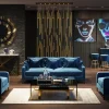 Lampa Wisząca Vegas LED 154x250-320 Cm Złota*KARE Design Discount