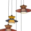 Lampa Wisząca Z Kolorowymi Kloszami Podsufitka Czarna Ø87 Cm*KARE Design Outlet