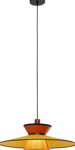 Lampa Wisząca Z Kolorowym Kloszem Podsufitka Czarna Ø55 Cm*KARE Design Online