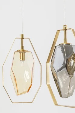 Lampa Wisząca Złota Klosze Szklane 5xG9 110 Cm*KARE Design Best