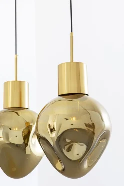 Lampa Wisząca Złota 4L Stal I Szkło 110 Cm*KARE Design Hot