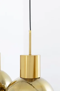Lampa Wisząca Złota 4L Stal I Szkło 110 Cm*KARE Design Hot