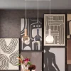 Lampa Wisząca Z 3 Szklanymi Kloszami W Różnych Kolorach 99 Cm*KARE Design Outlet