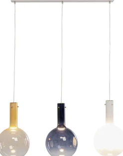 Lampa Wisząca Z 3 Szklanymi Kloszami W Różnych Kolorach 99 Cm*KARE Design Outlet