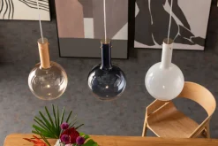 Lampa Wisząca Z 3 Szklanymi Kloszami W Różnych Kolorach 99 Cm*KARE Design Outlet