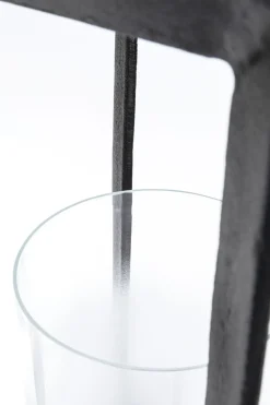 Latarenka Mabel 22x46 Cm Aluminium Czarna*KARE Design Online