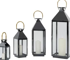 Latarenki Giardino (4-set) Czarne*KARE Design Sale
