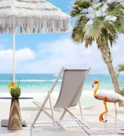 Leżak Easy Summer 56x96 Cm Szary*KARE Design Sale