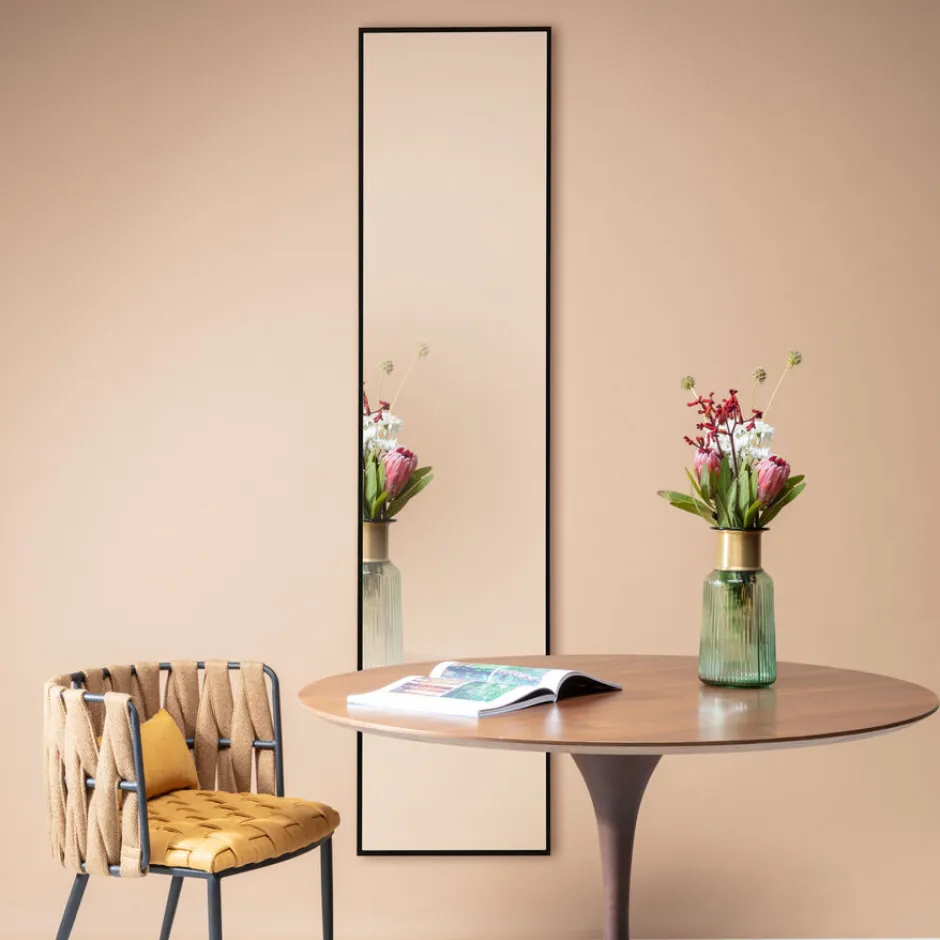 Lustro Bella MO 30x180 Cm Czarne*KARE Design New