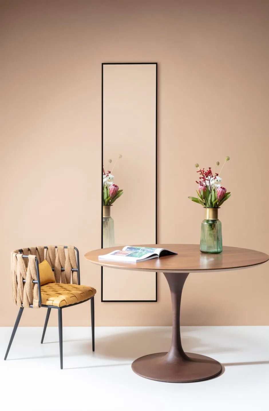 Lustro Bella MO 30x180 Cm Czarne*KARE Design New
